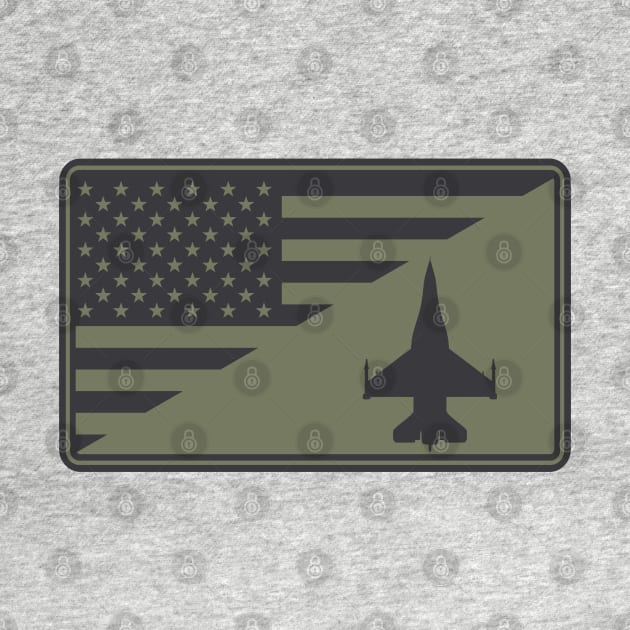 F-16 Viper US Flag (subdued) by TCP